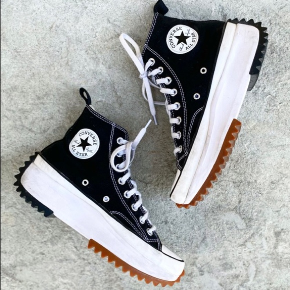 Converse Run Star Hike High Tops Sneaker Boot Platform Women's 9